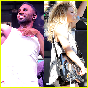 Jason Derulo and Tori Kelly Perform In The Heat At Pandora's Summer Crush Concert