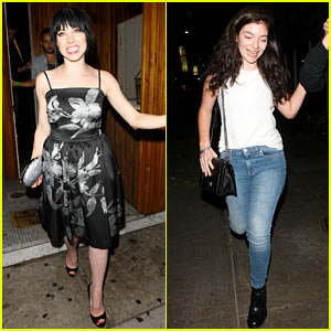 Carly Rae Jepsen Gets Lorde's Support at Album Release Concert!