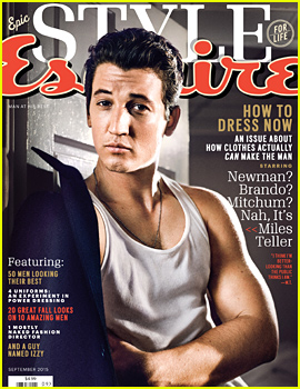 Miles Teller Shows Off His Arm Muscles for 'Esquire'!