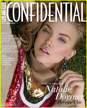 Natalie Dormer is a Gorgeous Fall Fashionista for 'Los Angeles Confidential' Mag Cover!