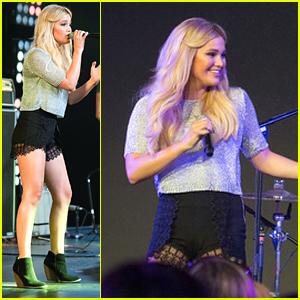 Olivia Holt Performs & Zendaya Judges Cosplay Contest At D23 Expo - See The Pics!