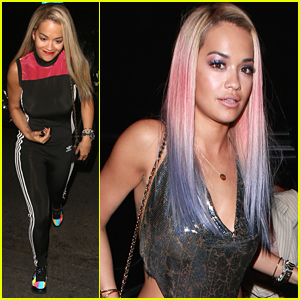Rita Ora Goes Back to Blonde After Two-Tone Pink & Blue Hair