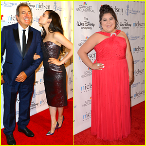 Sofia Carson & Raini Rodriguez Watch Rico Rodriguez Win At Imagen Awards 2015