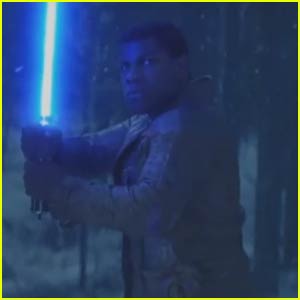 Watch John Boyega Fight With His Blue Lightsaber in New 'Star Wars' Teaser!