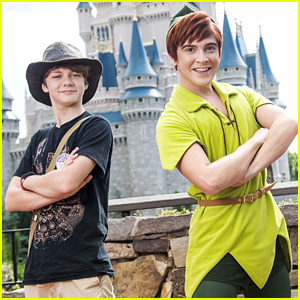 Ty Simpkins Won't Ever Grow Up With Peter Pan at Disney World