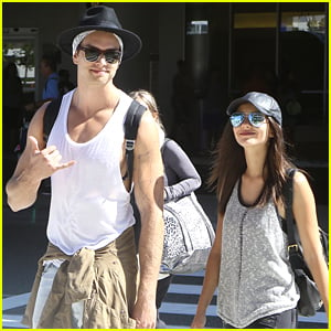 Victoria Justice & Pierson Fode Head Back To Mainland After Week in Hawaii