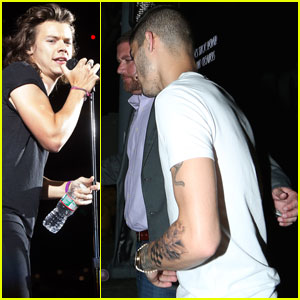 Zayn Malik Enjoys Night Out in Hollywood, One Direction Performs in N.J.