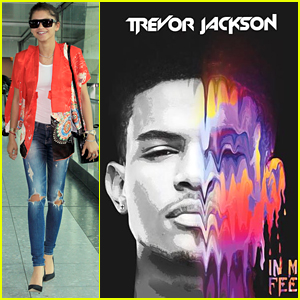 Zendaya Cheers On BFF Trevor Jackson & His New EP 'In My Feelings'