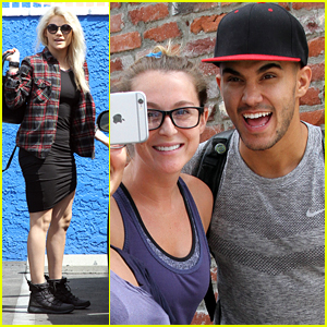 Carlos PenaVega & Alexa Sing Andy Grammer's 'Good To Be Alive' On Their Way To 'DWTS' Practice