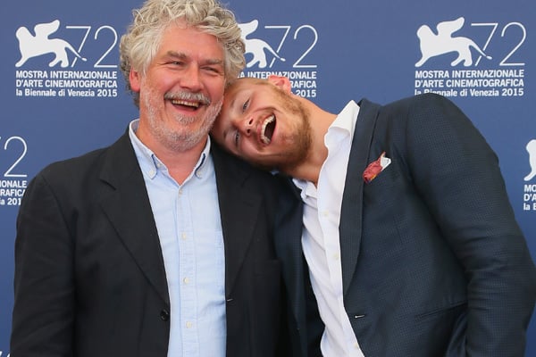 Alexander Ludwig Gets Silly At ‘Go With Me’ Photo Call At Venice Film Festival