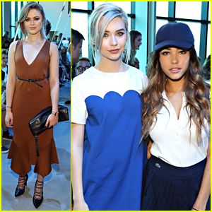Beauty Bloggers Amanda Steele & Kristina Bazan Step Out For Lacoste Spring 2016 Show at NYFW