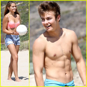 Peyton Meyer & Austin North Go Shirtless For Labor Day Weekend