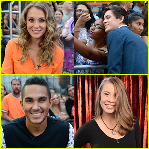 Hayes Grier & Carlos PenaVega Join Almost Full 'DWTS' Cast on Good Morning America - See The Pics!