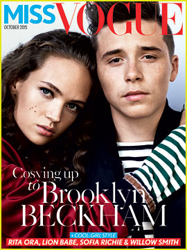 Brooklyn Beckham Looks So Handsome for 'Miss Vogue'