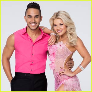 Carlos PenaVega & Witney Carson Channel 'The Golden Girls' for 'DWTS' Jazz - Watch Now!