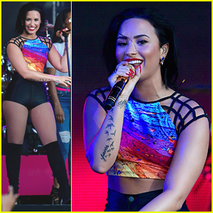 Demi Lovato Keeps Jimmy Kimmel Live 'Cool For the Summer'