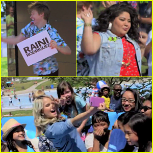 Calum Worthy, Raini Rodriguez & Debby Ryan Surprise Fans To Launch Disney Channel In Canada