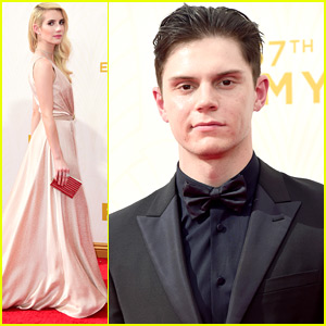 Emma Roberts Is The 'Queen' Of The Emmy Awards with Evan Peters