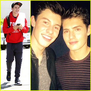 Gregg Sulkin Meets Shawn Mendes & We're Convinced They're Long Lost Brothers, Cousins or Something