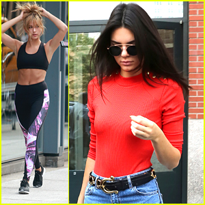 Hailey Baldwin Shows Off Abs For Fitness Shoot In New York City