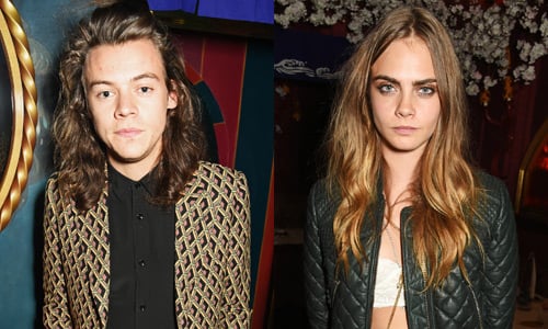 Harry Styles & Cara Delevingne Mingle at London Fashion Week Party
