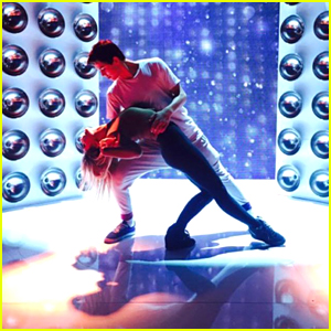 Hayes Grier & Emma Slater Share Cool Shot From 'DWTS' Camera Blocking Before The Premiere