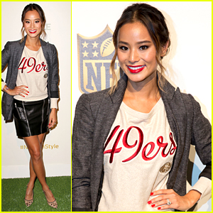 Jamie Chung Steps Out For NFL's Style Showdown in NYC