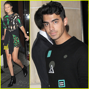 Gigi Hadid & Joe Jonas Make It A Date Night After Versace Fashion Show in Milan