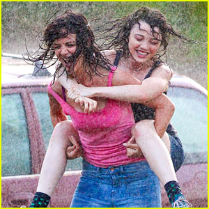 Stefania Owen Does a Rain Dance with Katie Holmes!