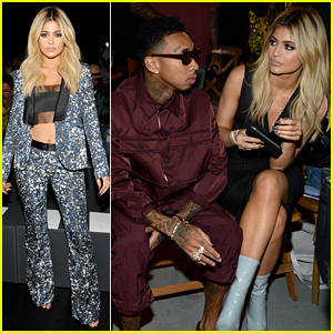 Kylie Jenner Brings Her Boyfriend Tyga to the Opening Ceremony Show!