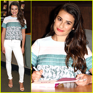 Lea Michele Hits The Grove For 'You First' Book Signing