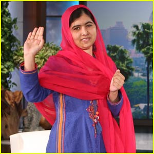 Young Nobel Peace Prize Winner Malala Yousafzai Stops by 'Ellen' (Video)