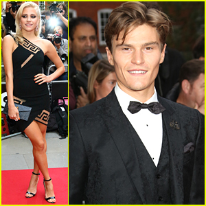 Pixie Lott & Oliver Cheshire Couple Up For GQ Men Of The Year Awards 2015