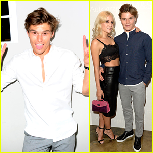Pixie Lott Supports Boyfriend Oliver Cheshire At Marks & Spencer & Autograph Launch Party