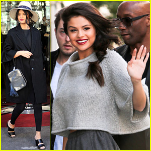 Selena Gomez Continues to Promote 'Revival' in Paris