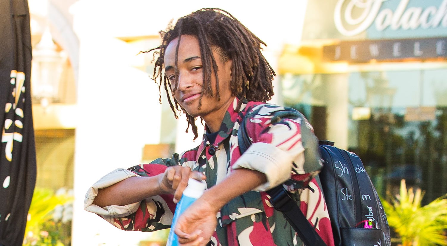 Jaden Smith Goes Camo Again in His VMAs Jacket