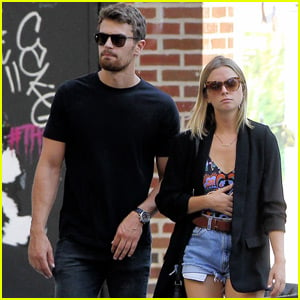 Theo James Takes a NYC Stroll With Girlfriend Ruth Kearney