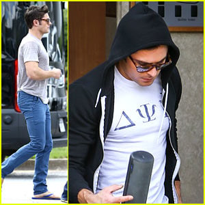 Zac Efron Spotted on 'Neighbors 2' Set with Dave Franco!