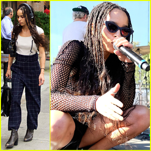 Zoe Kravitz Heads Back To NYC After Playing Made In America Festival