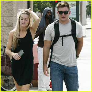 Alek Skarlatos & Lindsay Arnold Catch Up Over Lunch After DWTS' Switch-Up Week
