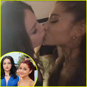 Ariana Grande & BFF Liz Gillies Kiss in New Instagram Video