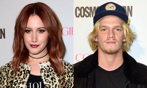 Ashley Tisdale & Cody Simpson Hit Up Cosmo’s 50th Birthday Bash With Julianne Hough!