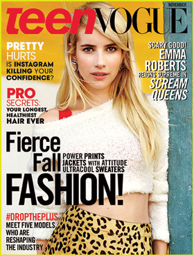 Emma Roberts Talks Friendships & 'Scream Queens' for 'Teen Vogue' November 2015