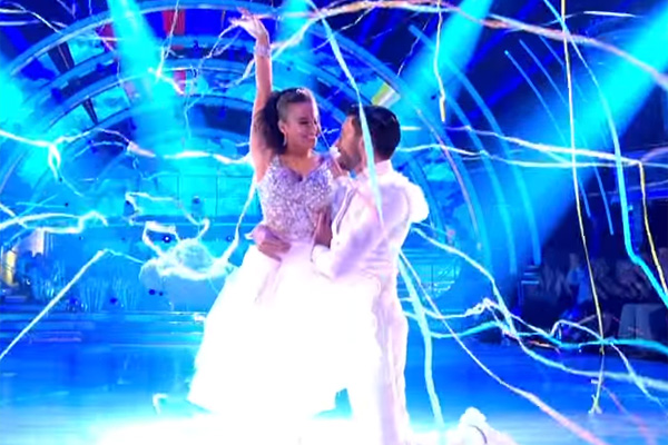 Georgia May Foote Reaches For the Stars For Her Quickstep On ‘Strictly Come Dancing’
