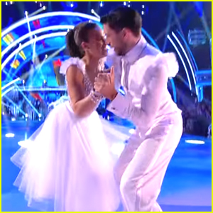 Georgia May Foote Reaches For the Stars For Her Quickstep On 'Strictly Come Dancing'
