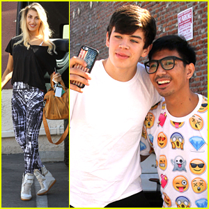 Hayes Grier Signs With CAA After DWTS Practice with Emma Slater