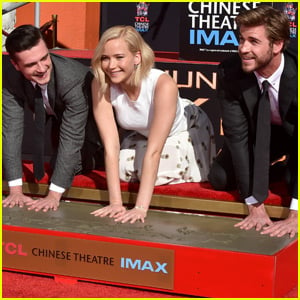 Jennifer Lawrence & Josh Hutcherson Put Their Mark On Hollywood For 'The Hunger Games'