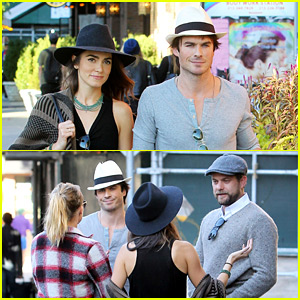 Ian Somerhalder & Nikki Reed Have a Run-In with Another Famous Pair