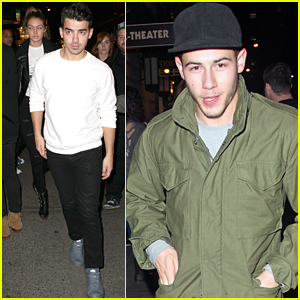 Nick & Joe Jonas Celebrate Demi Lovato's 'SNL' Appearance In NYC