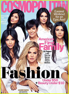 Kendall & Kylie Jenner Cover 'Cosmopolitan' with Kardashian Sisters!